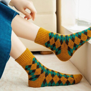 Socks/ Extra thick Wool Yellow